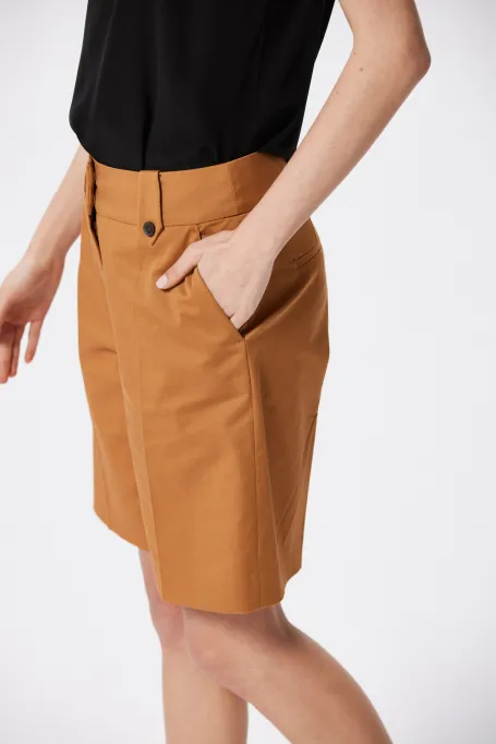 Baumwoll-Shorts zum Anzug