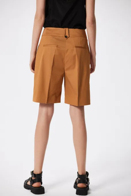 Baumwoll-Shorts zum Anzug