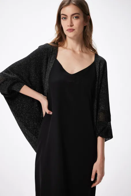 Schwarzer Cardigan