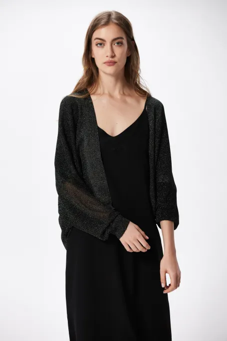 Schwarzer Cardigan