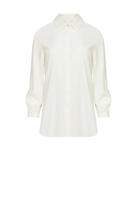 Hemd mit Wolle und Seide