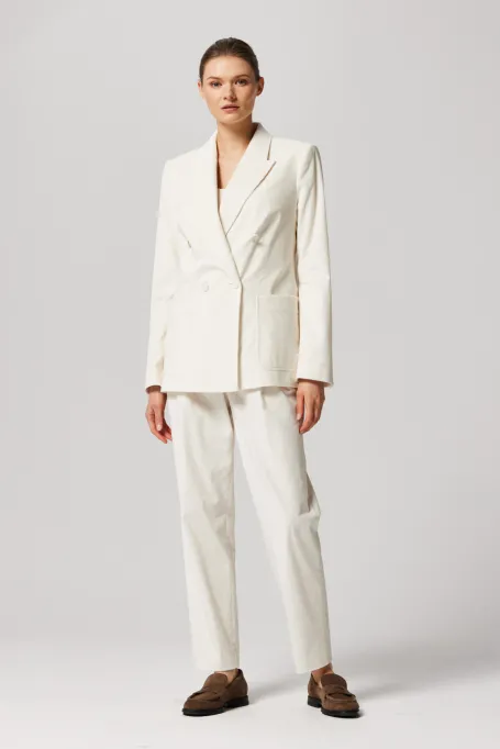 Weißes Sakko zum Anzug