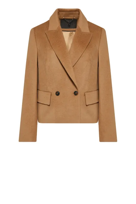 Kurze Jacke mit Seide