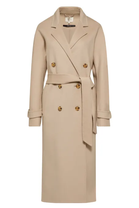 Mantel mit Doubleface-Seide