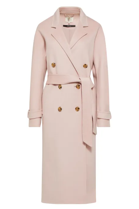 Mantel mit Doubleface-Seide