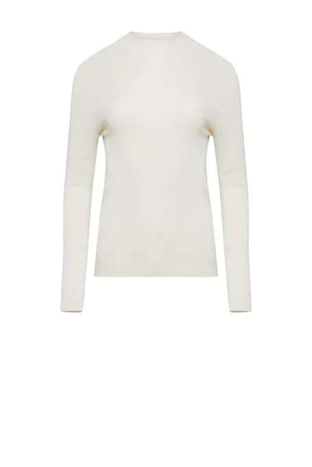 Nahtloses Shirt mit Merinowolle