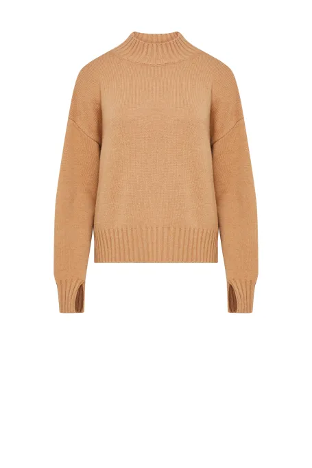 Pullover mit Kamelwolle