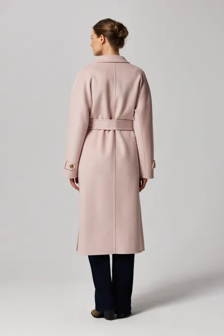 Mantel mit Doubleface-Seide