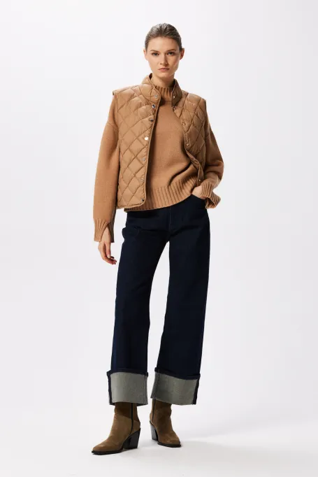 Gesteppte Daunenweste