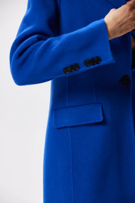 Langer Wollmantel Doubleface