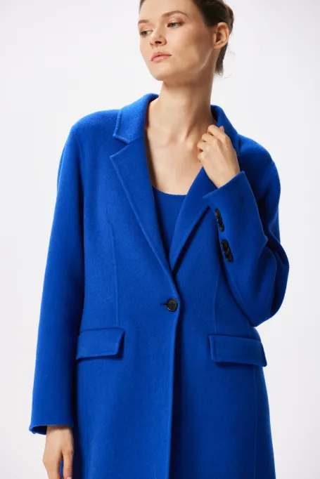 Langer Wollmantel Doubleface