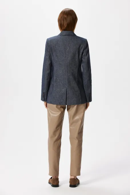 Leinenblazer marine Leinenblazer marine