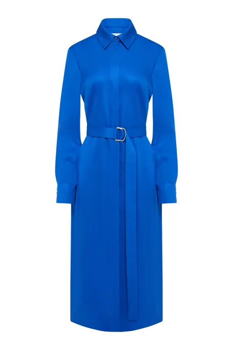 Schmizerrock mit Gürtel blau