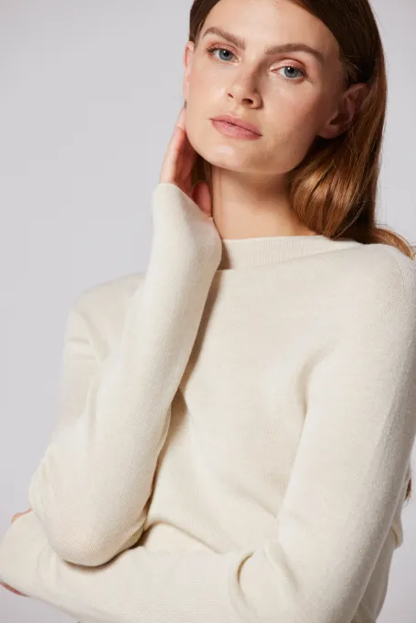 Nahtloses Shirt mit Merinowolle