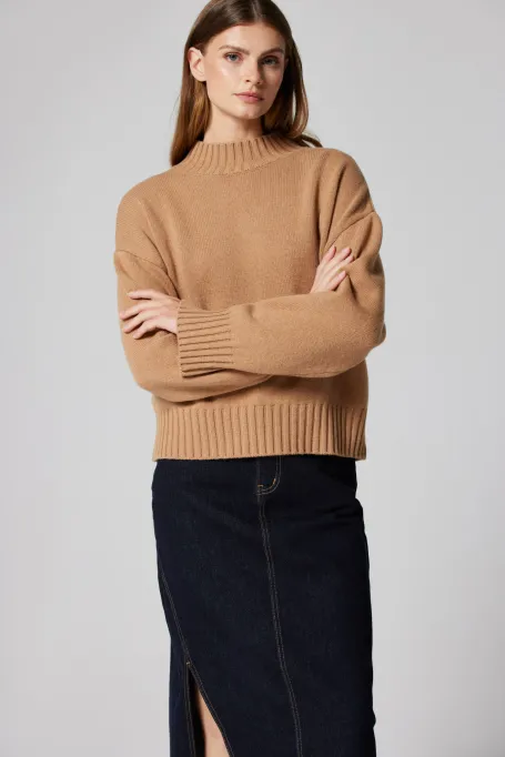 Pullover mit Kamelwolle
