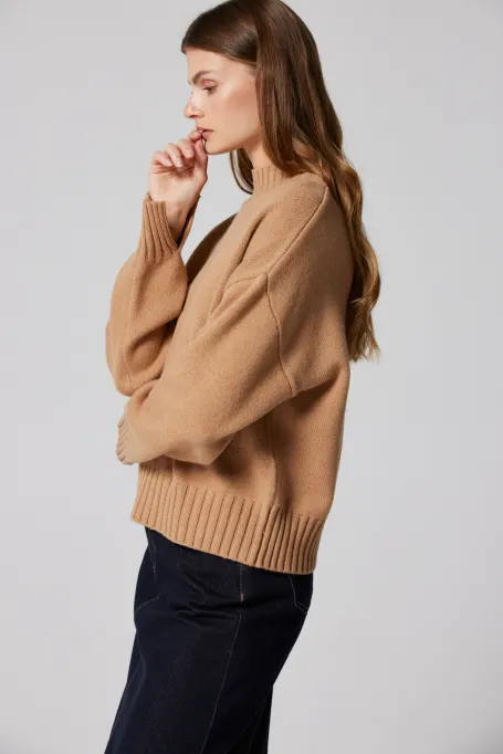 Pullover mit Kamelwolle