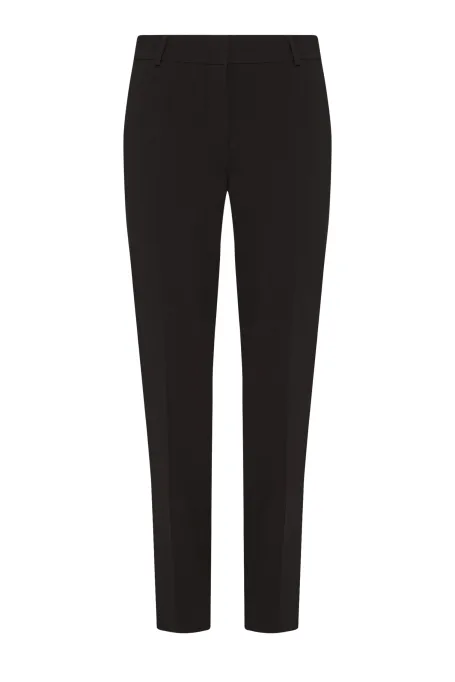 Elegante schwarze Lotto-Anzughose