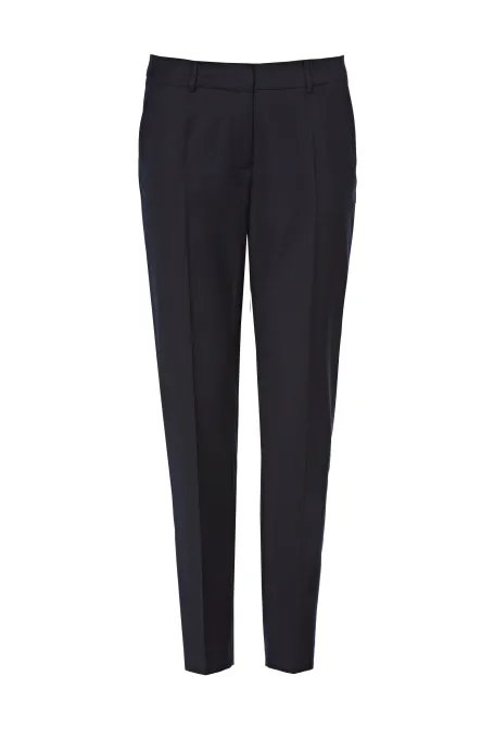 Dunkelblaue Anzugshose aus Wolle von Lotto