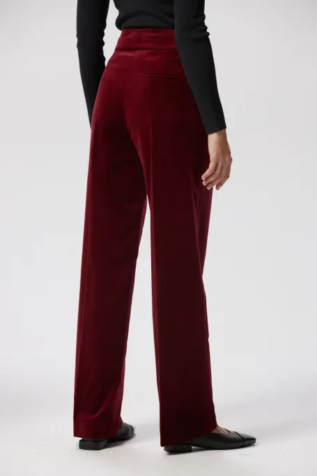 Samthosen für den Anzug