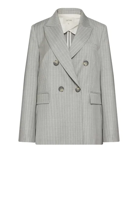 Grau wollener Tennissakko