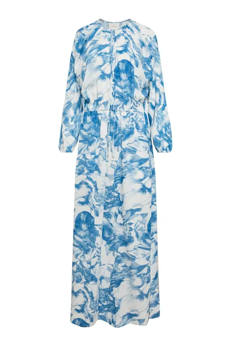 Seidenkleid mit Blumenmuster