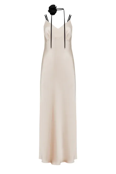 Cocktailkleid beige