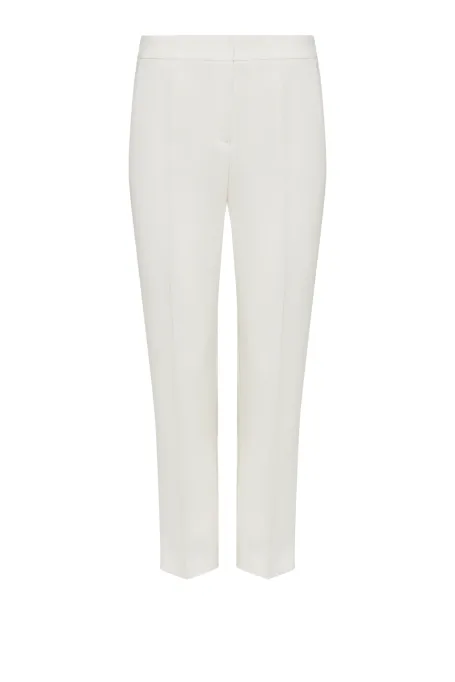 Weiße Lotto-Anzughose