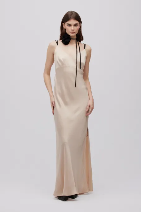 Cocktailkleid beige