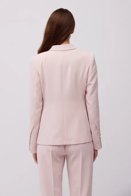 Zweireihiges Sakko für den Anzug in puderrosa