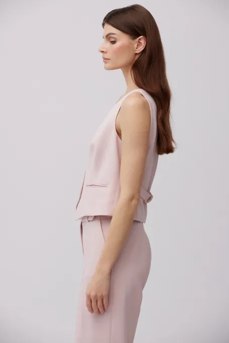 Anzugweste in Pudrosa