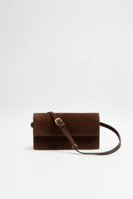 Mini-Lilly-Handtasche aus Wildleder
