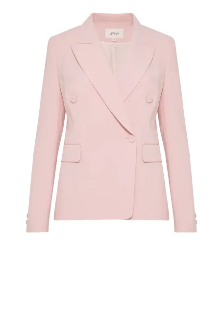 Zweireihiges Sakko für den Anzug in puderrosa