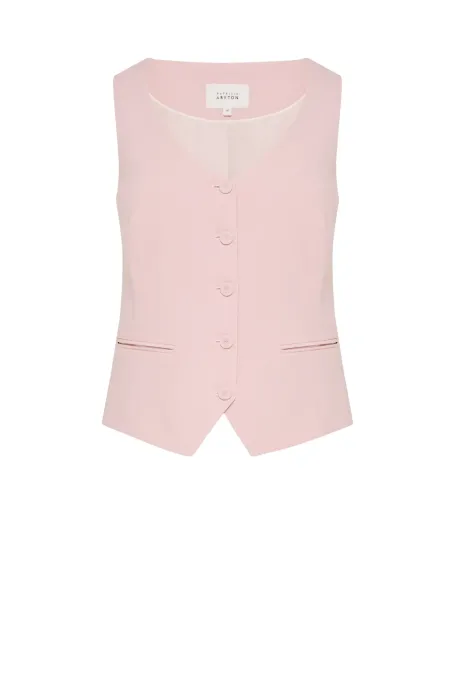 Anzugweste in Pudrosa