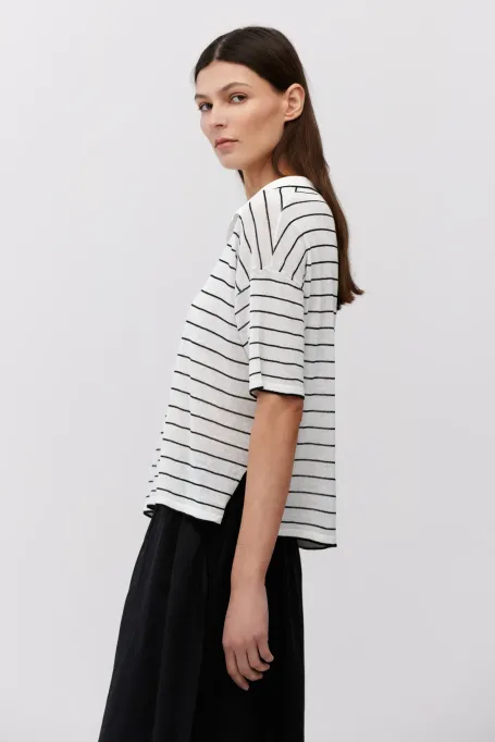 Gepunktetes Poloshirt