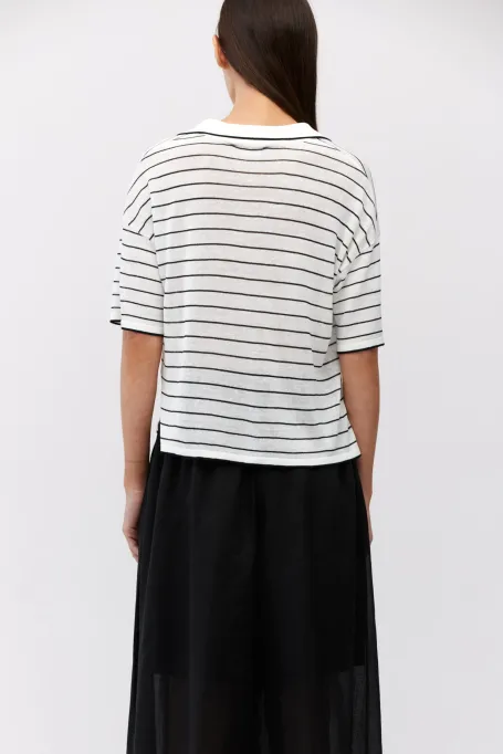 Gepunktetes Poloshirt