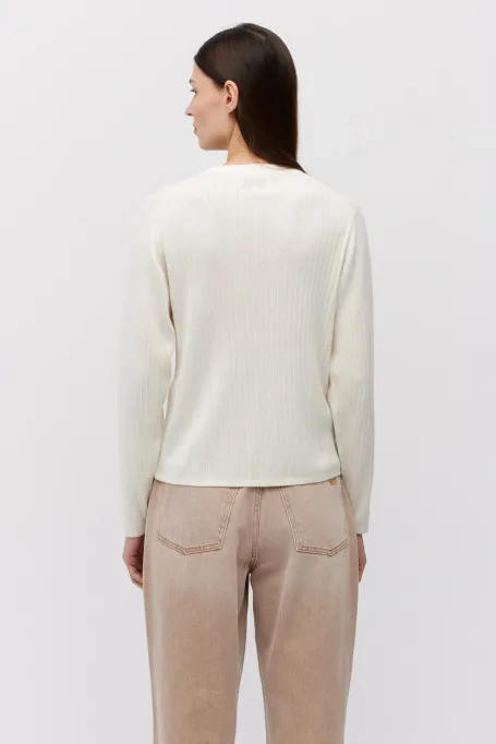 Reißverschluss-Cardigan aus Kaschmir