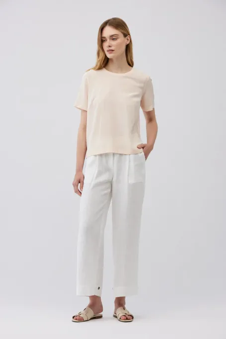 Bluse mit Seide Brigitte