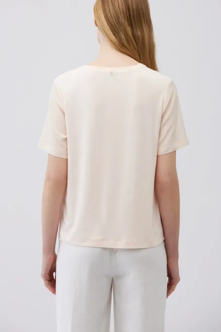 Bluse mit Seide Brigitte