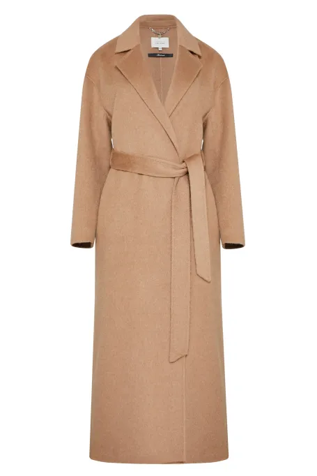 Kamelhaar-Doppelgesichts-Mantel aus Kamelwolle kamel
