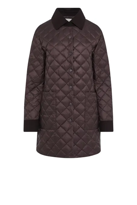 Gesteppte Daunenjacke mit Kragen