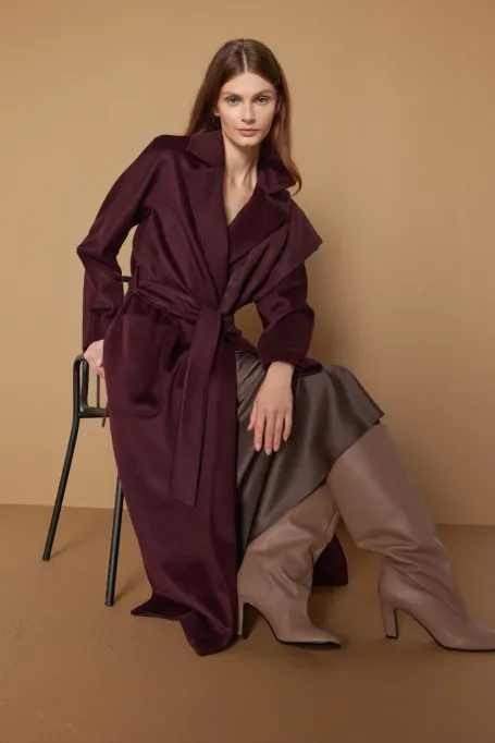 Braune Stiefel mit weitem Schaft - Patrizia Aryton