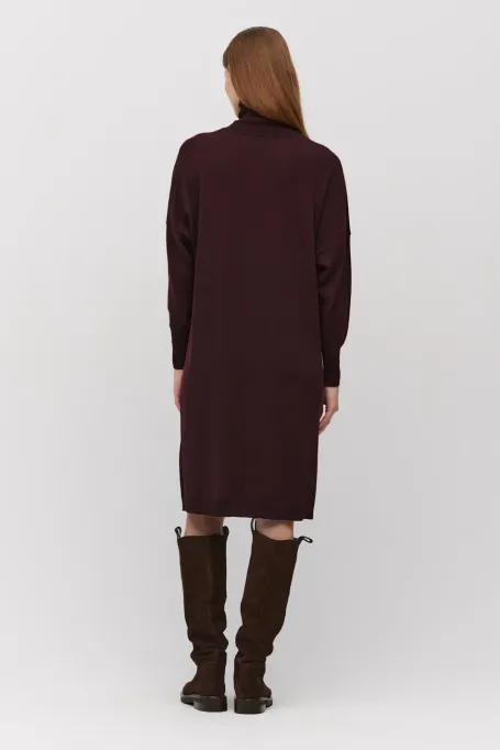 Rollkragenkleid aus Merinowolle - Patrizia Aryton