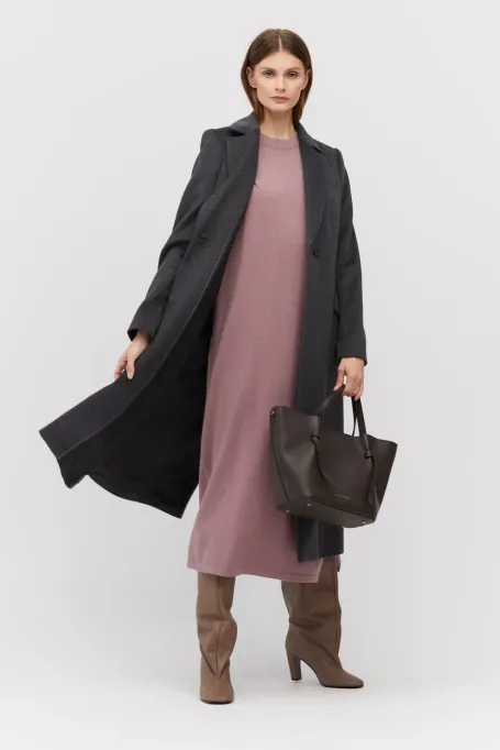 Midikleid aus Merinowolle und Kaschmir - Patrizia Aryton