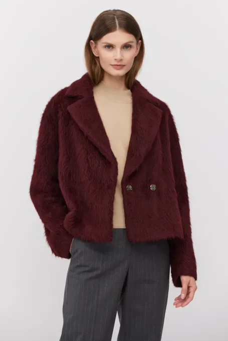 Jacke mit Alpaka- und Lammwolle - Patrizia Aryton