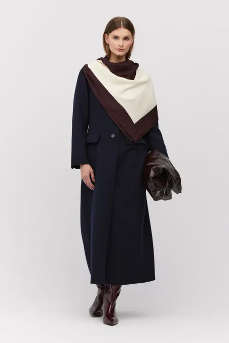 Tuch aus Wolle und Seide