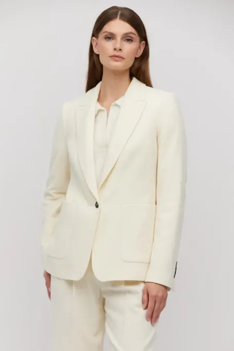 Wolljacke für einen Anzug mit einer Beimischung von Kaschmir