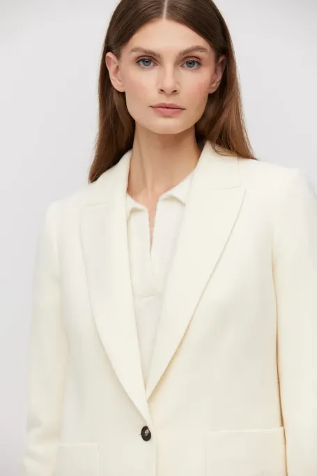 Wolljacke für einen Anzug mit einer Beimischung von Kaschmir