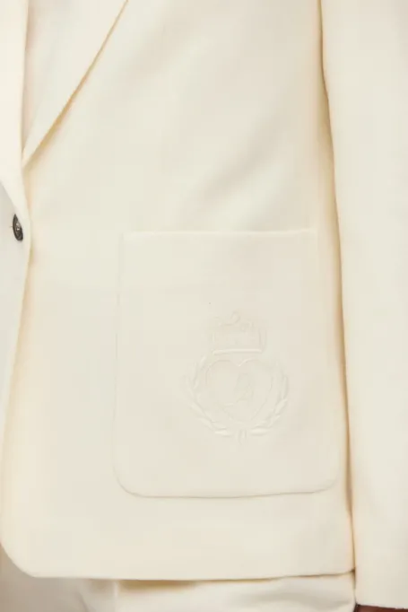 Wolljacke für einen Anzug mit einer Beimischung von Kaschmir