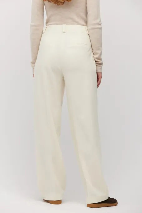 Anzughose aus Wolle mit Kaschmiranteil