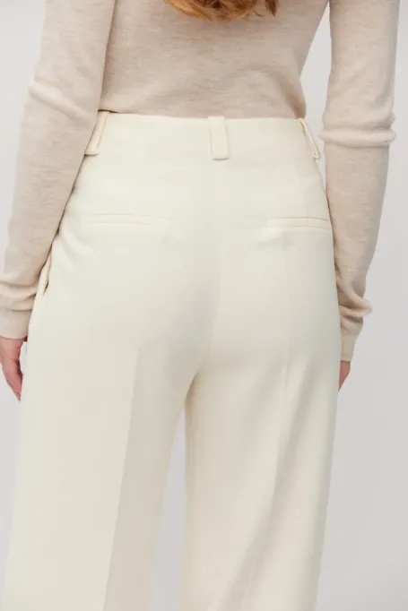 Anzughose aus Wolle mit Kaschmiranteil